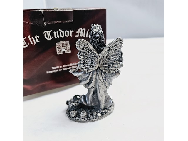 Tudor mint england - fairy queen statuette met zilver vergoten - afbeelding 6 van  8