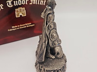 Tudor mint england - sir gawain statuette met zilver vergoten - afbeelding 8 van  9