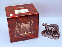 Tudor mint england - spinosaurus statuette met zilver vergoten - afbeelding 2 van  9