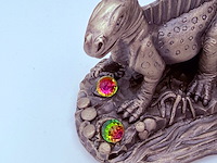 Tudor mint england - spinosaurus statuette met zilver vergoten - afbeelding 5 van  9