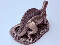 Tudor mint england - spinosaurus statuette met zilver vergoten - afbeelding 8 van  9