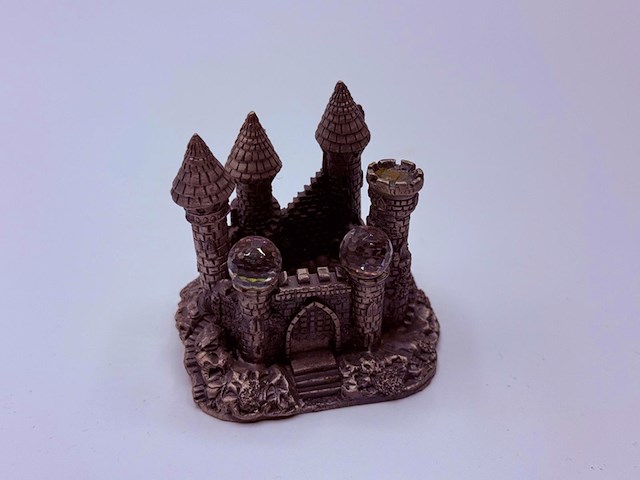Tudor mint england - ''the castle of spires'' met zilver vergoten - afbeelding 3 van  6