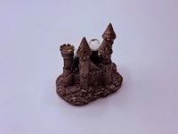 Tudor mint england - ''the castle of spires'' met zilver vergoten - afbeelding 4 van  6