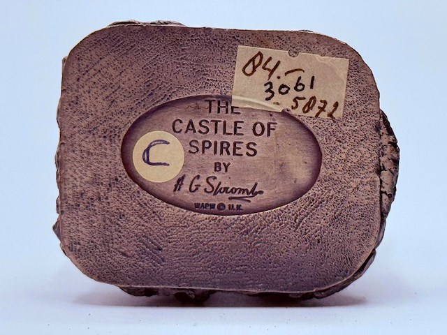 Tudor mint england - ''the castle of spires'' met zilver vergoten - afbeelding 5 van  6