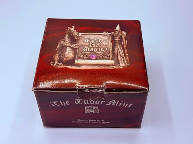 Tudor mint england - ''the castle of spires'' met zilver vergoten - afbeelding 6 van  6