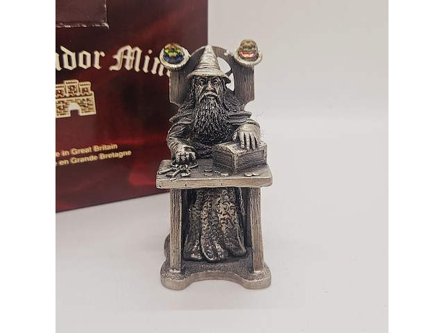 Tudor mint england - 'the drout keeper' statuette met zilver vergoten - afbeelding 3 van  9