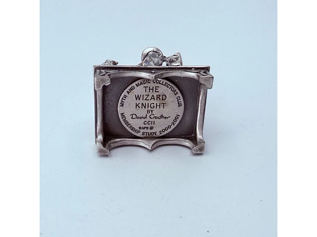 Tudor mint england - the wizard knight statuette met zilver vergoten - afbeelding 2 van  11