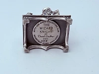 Tudor mint england - the wizard knight statuette met zilver vergoten - afbeelding 2 van  11