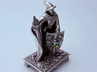 Tudor mint england - the wizard knight statuette met zilver vergoten - afbeelding 4 van  11