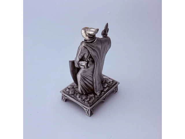 Tudor mint england - the wizard knight statuette met zilver vergoten - afbeelding 6 van  11