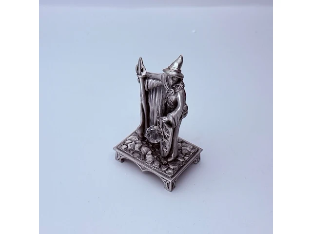 Tudor mint england - the wizard knight statuette met zilver vergoten - afbeelding 7 van  11