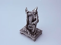 Tudor mint england - the wizard knight statuette met zilver vergoten - afbeelding 7 van  11