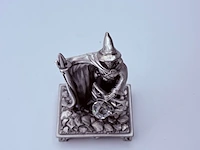 Tudor mint england - the wizard knight statuette met zilver vergoten - afbeelding 11 van  11