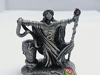 Tudor mint england - wizard statuette met zilver vergoten - afbeelding 3 van  7