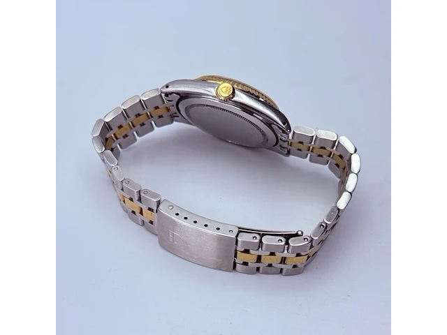 Tudor prince date+day rotor automatisch horloge met diamanten - afbeelding 3 van  15