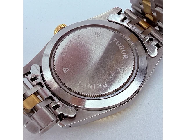 Tudor prince date+day rotor automatisch horloge met diamanten - afbeelding 5 van  15