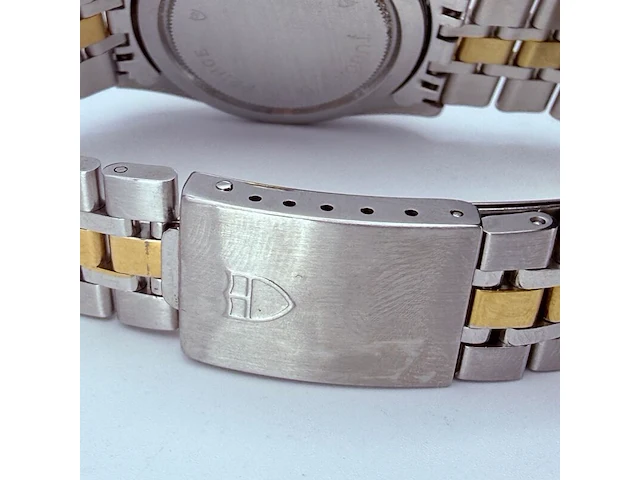 Tudor prince date+day rotor automatisch horloge met diamanten - afbeelding 6 van  15