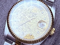 Tudor prince date+day rotor automatisch horloge met diamanten - afbeelding 11 van  15