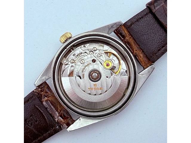 Tudor prince oysterdate rotor automatisch horloge met diamanten indexen - afbeelding 3 van  13
