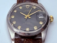 Tudor prince oysterdate rotor automatisch horloge met diamanten indexen - afbeelding 6 van  13