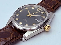 Tudor prince oysterdate rotor automatisch horloge met diamanten indexen - afbeelding 8 van  13