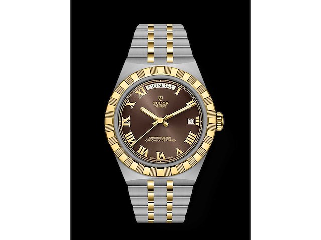 Tudor royal | steel | yellow gold | brown roman dial | unworn | 2026 - afbeelding 1 van  1