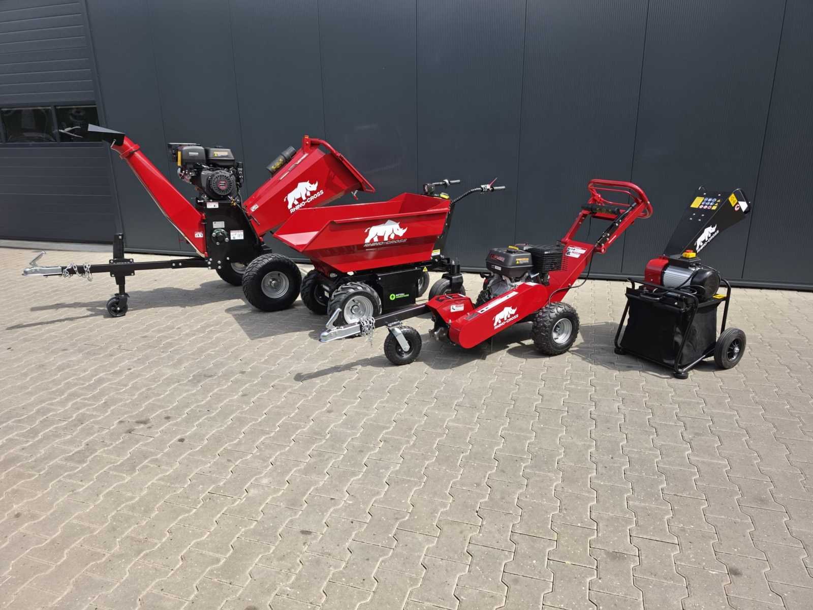 Tuin en park machines, grondverzetmachines, generatoren en opslagtenten