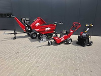 Tuin en park machines, grondverzetmachines, generatoren en opslagtenten