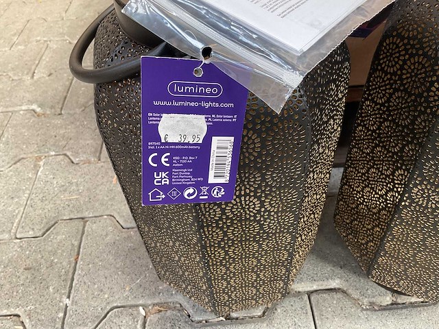 Tuin & terras lampen (34x) - afbeelding 4 van  4