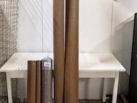 Tuinafscheiding, kunststof - kleur bruin - afbeelding 1 van  1