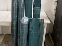 Tuinafscheiding, kunststof - kleur groen - afbeelding 1 van  1