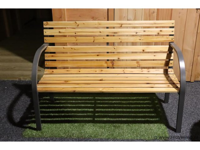 Tuinbank - 124x39x83cm - afbeelding 1 van  5