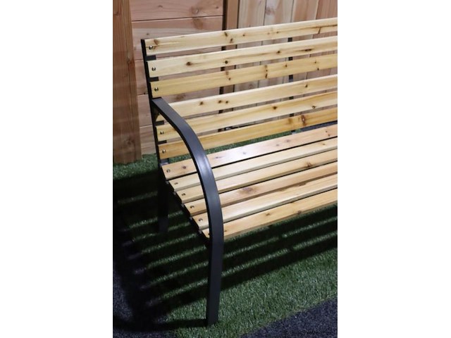 Tuinbank - 124x39x83cm - afbeelding 2 van  5