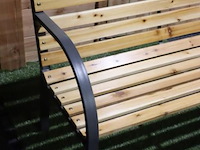 Tuinbank - 124x39x83cm - afbeelding 2 van  5