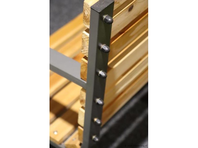 Tuinbank - 124x39x83cm - afbeelding 4 van  5