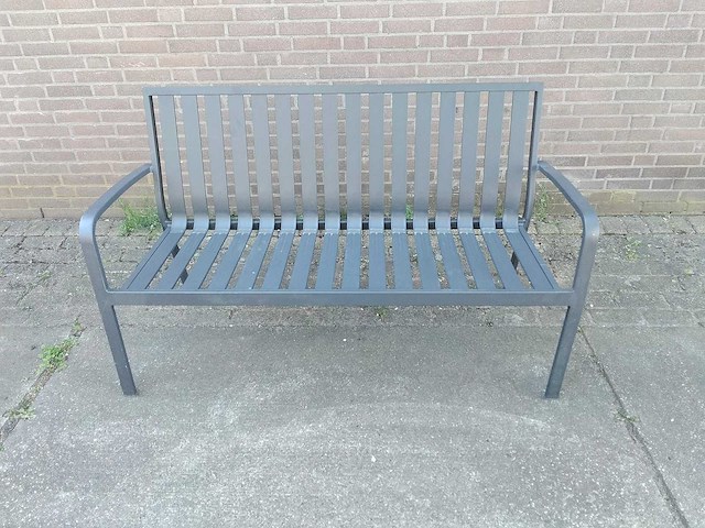 Tuinbank 3-persoons aluminium - afbeelding 1 van  4