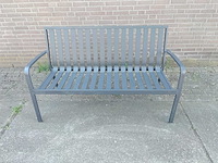 Tuinbank 3-persoons aluminium - afbeelding 1 van  4