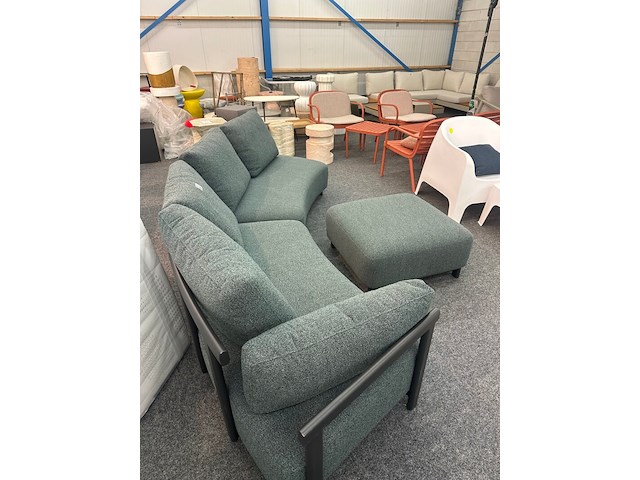 Tuinbank inclusief hocker, sarah - afbeelding 4 van  4
