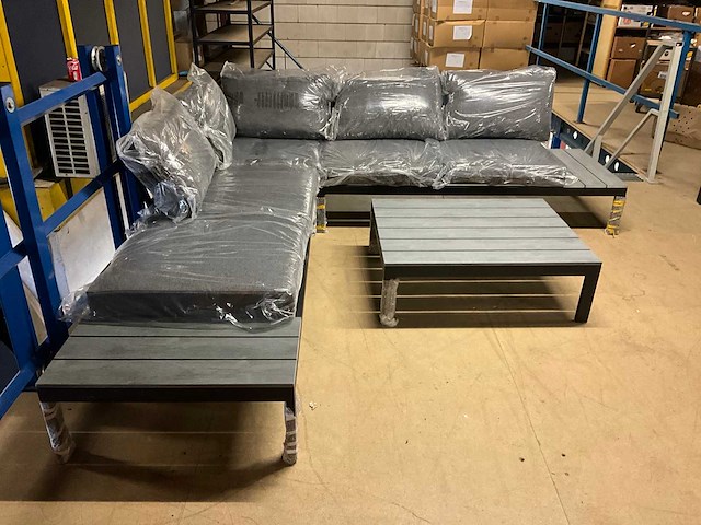 Tuinbank met tafel - afbeelding 1 van  5