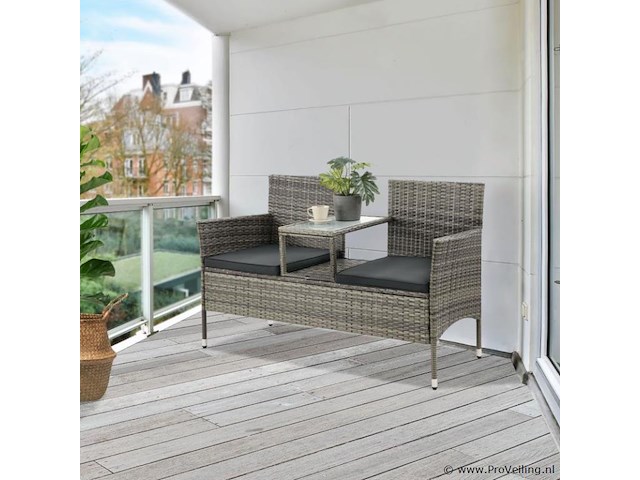 Tuinbank monaco 133x63x84cm - afbeelding 2 van  8