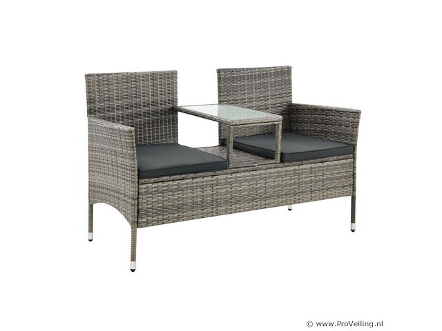 Tuinbank monaco 133x63x84cm - afbeelding 1 van  8