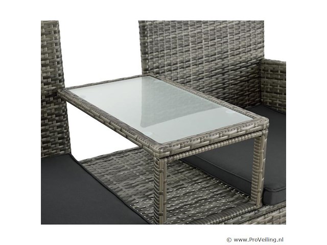 Tuinbank monaco 133x63x84cm - afbeelding 5 van  8