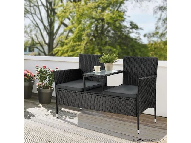 Tuinbank monaco 133x63x84cm - afbeelding 2 van  8