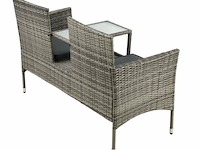 Tuinbank monaco 133x63x84cm - afbeelding 4 van  8