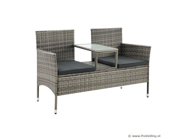 Tuinbank monaco 133x63x84cm - afbeelding 1 van  8
