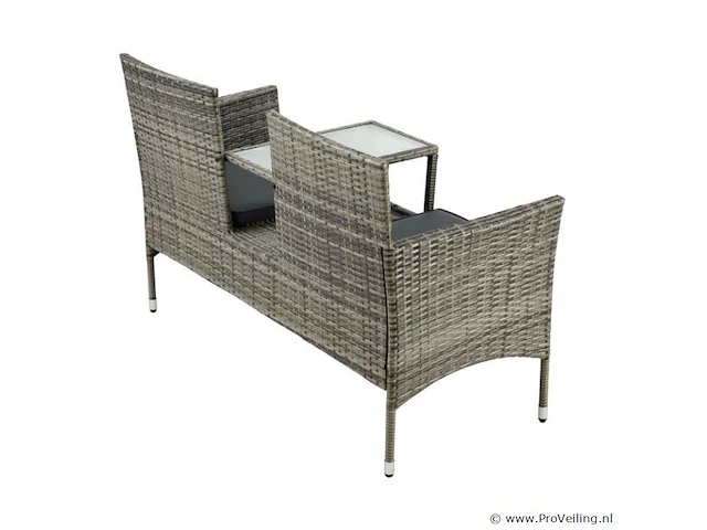 Tuinbank monaco 133x63x84cm - afbeelding 4 van  8
