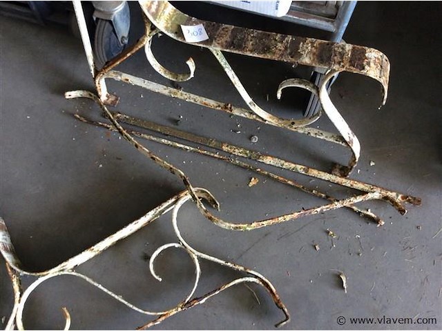 Tuinbank voeten 2stuks - afbeelding 3 van  3