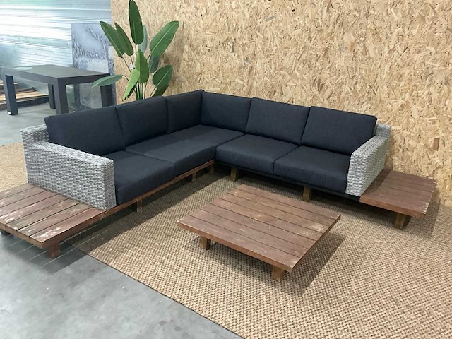 Tuinbankset met tafel - afbeelding 3 van  10