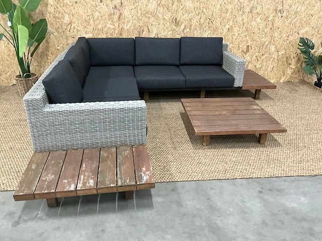 Tuinbankset met tafel - afbeelding 4 van  10