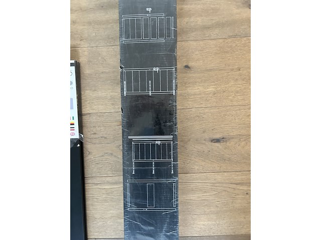 Tuindeur installatie set elements, zwart - afbeelding 2 van  5